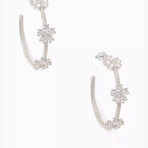 *KATE SPADE* Silver Hoops